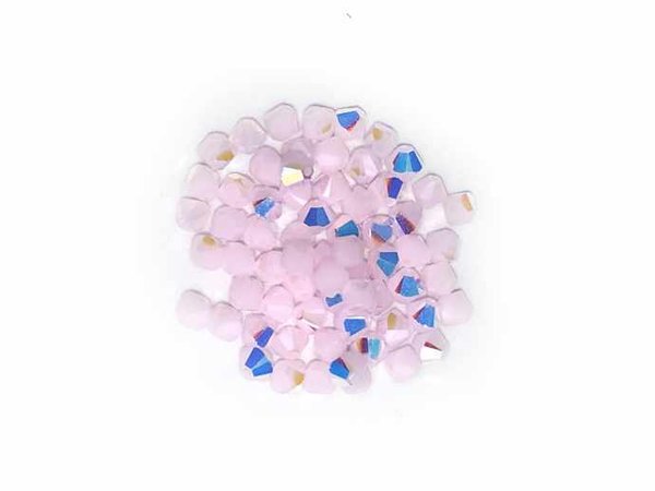 Swarovski - Bicone - Rose Water Opal AB 4 mm